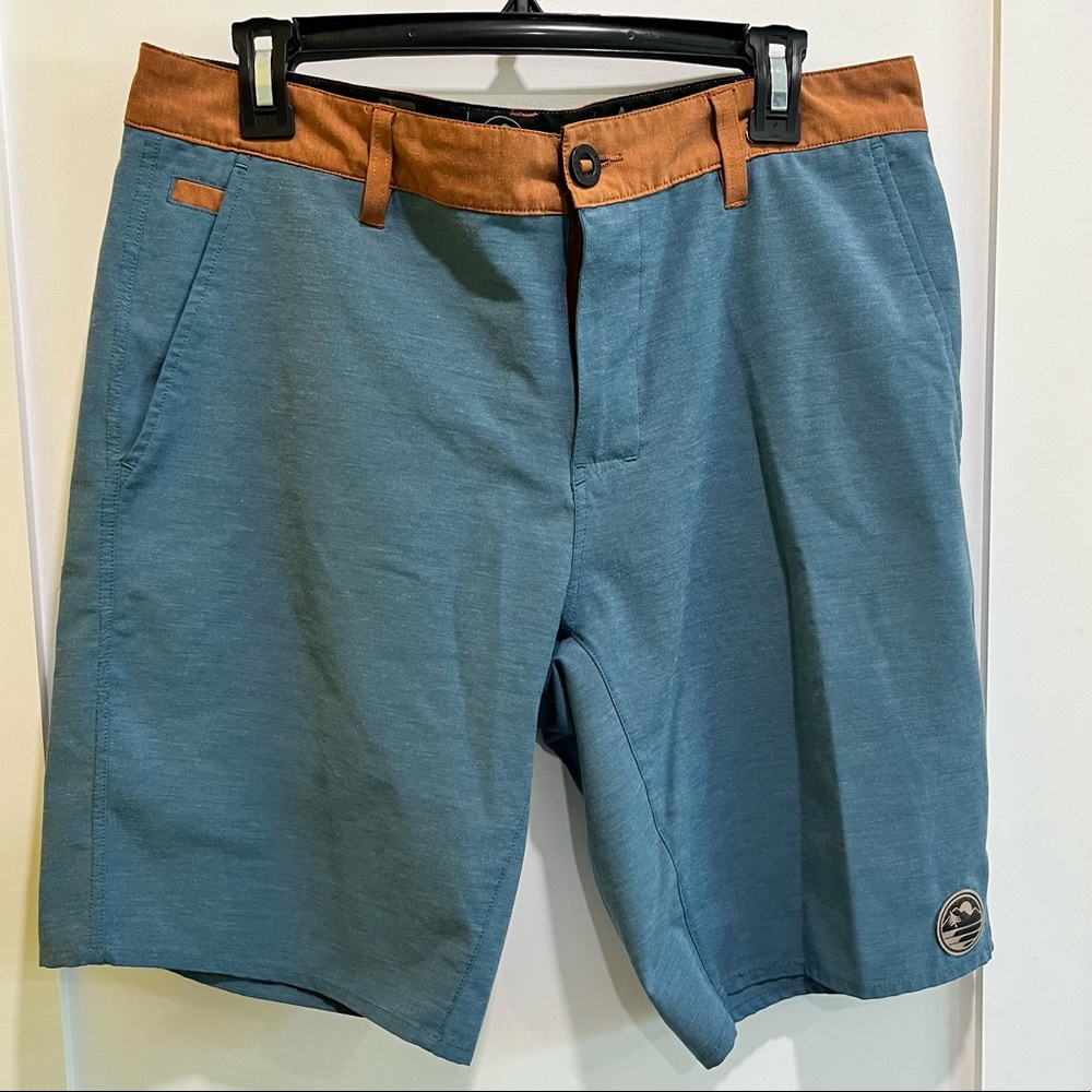Mens 34 hippy tree hybrid board shorts